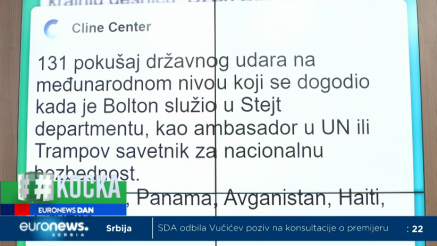 Kocka • 14.7. • Priznanje Džona Boltona • 10h